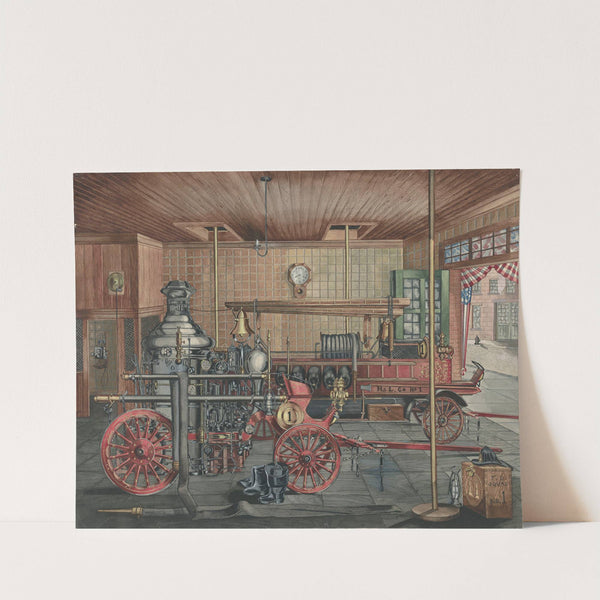 Fire Station by Perkins Harnly