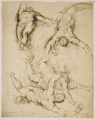 Fire svævende figurer