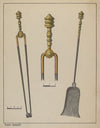 Fire Tongs and Shovel