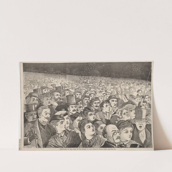 Fire-Works on the Night of the Fourth of July (1868) by Winslow Homer