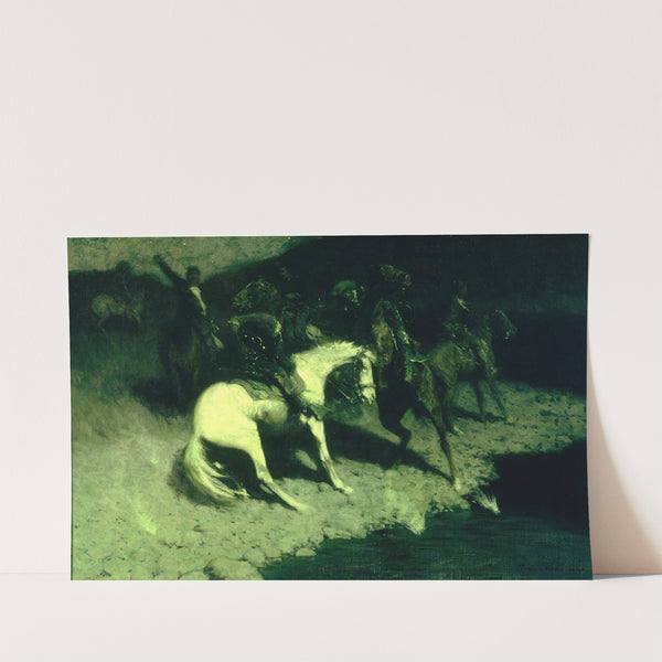 Fired On (1907) by Frederic Remington