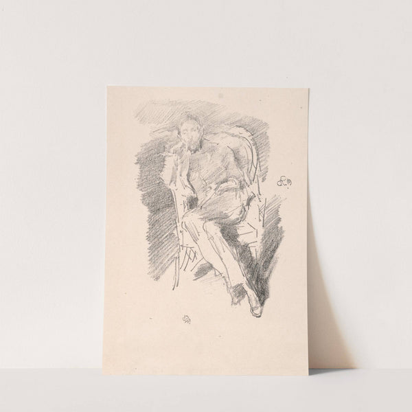 Firelight – Joseph Pennell, No. 2 (1896) by James Abbott McNeill Whistler