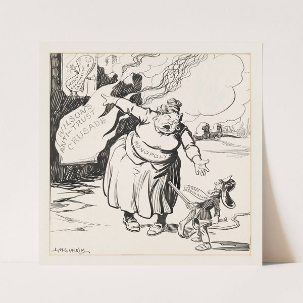 Fireman, Save My Chi-e-l-d! (1913) by Louis Glackens