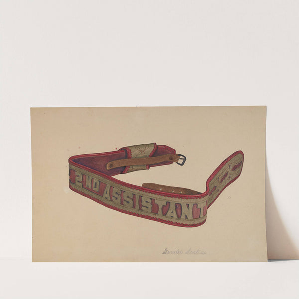 Fireman’s Belt (c. 1940) by Gerald Scalise