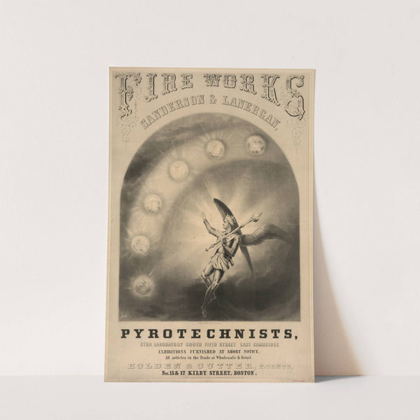 Fireworks Sanderson & Lanergan, pyrotechnists, … by John H. Bufford'''s & Sons