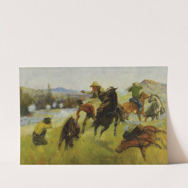 Firing From the Treeline by Elling William Gollings