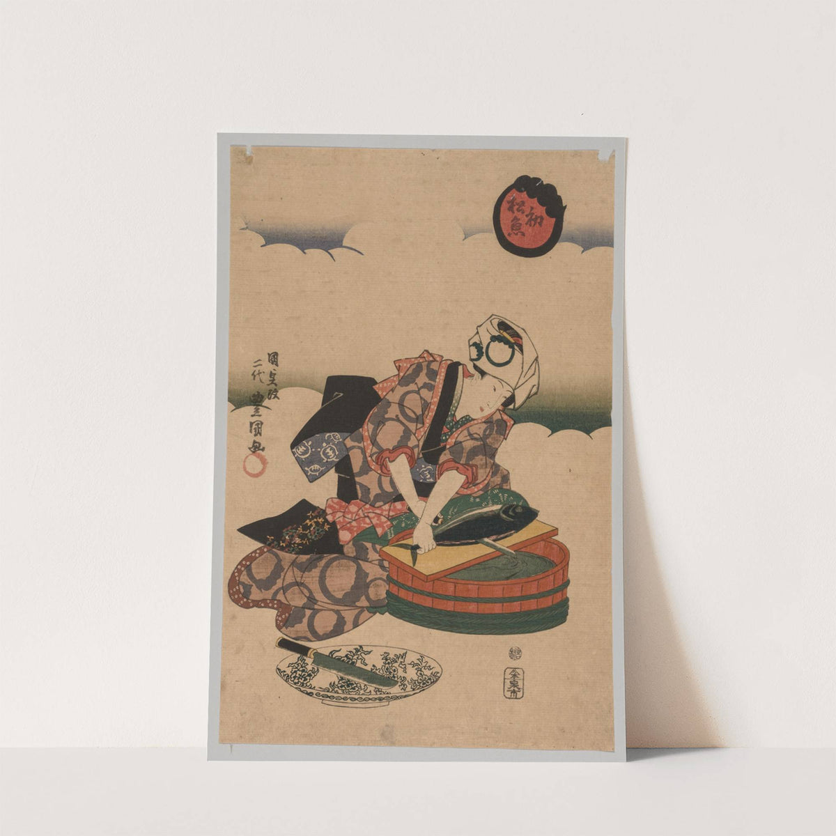 First Bonito of the Year (1844–48) by Utagawa Kunisada (Toyokuni III)