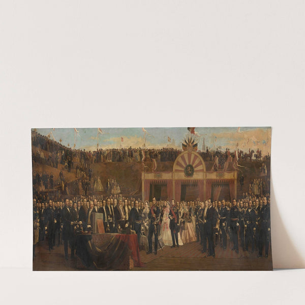 First Bricklaying of the Kattendijkdok in Antwerp (1866) by Jan Baptist Huysmans