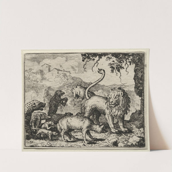 First Complaint of the Wolf (1650–1675) by Allaert van Everdingen