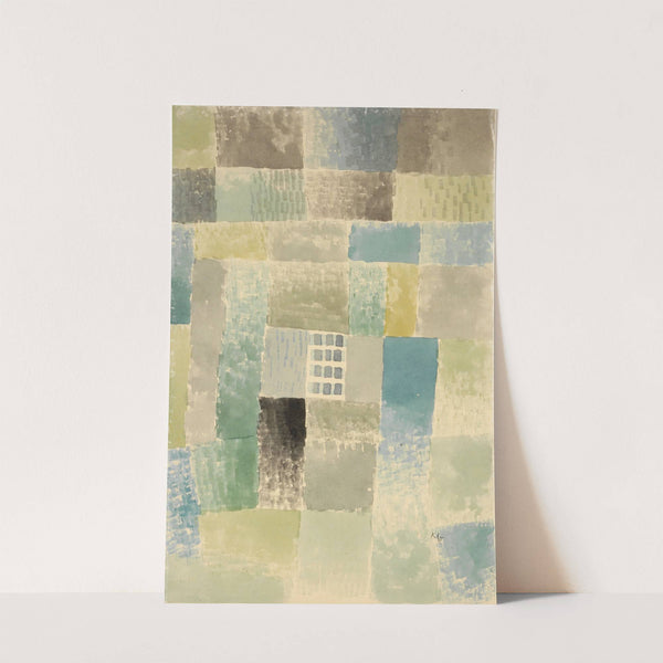 first house of a settlement by Paul Klee