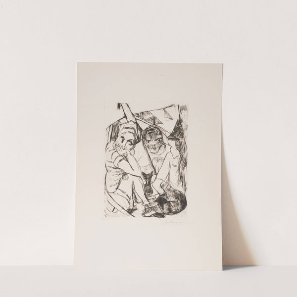 First Illustration for Chapter 1, from the portfolio ‘The Duchess’ (1917) by Max Beckmann