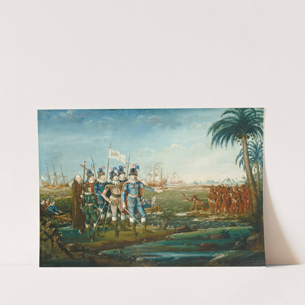 First Landing of Christopher Columbus (1800) by Frederick Kemmelmeyer