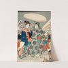 First Snow by Utagawa Kunisada II
