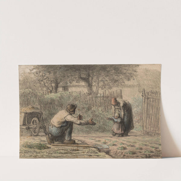 First Steps (c. 1859–66) by Jean-François Millet