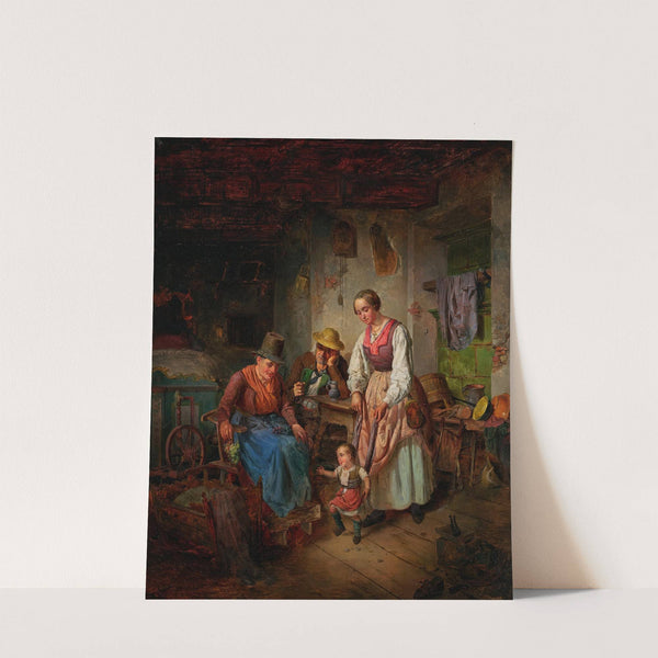 First Steps at Home (1853) by Eduard Ritter