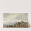 Fischer an einer süditalienischen Küstenlandschaft (1880) by Robert Alott