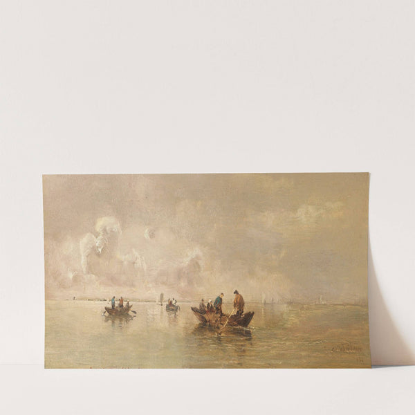 Fischer auf dem Chiemsee (1903) by Joseph Wopfner