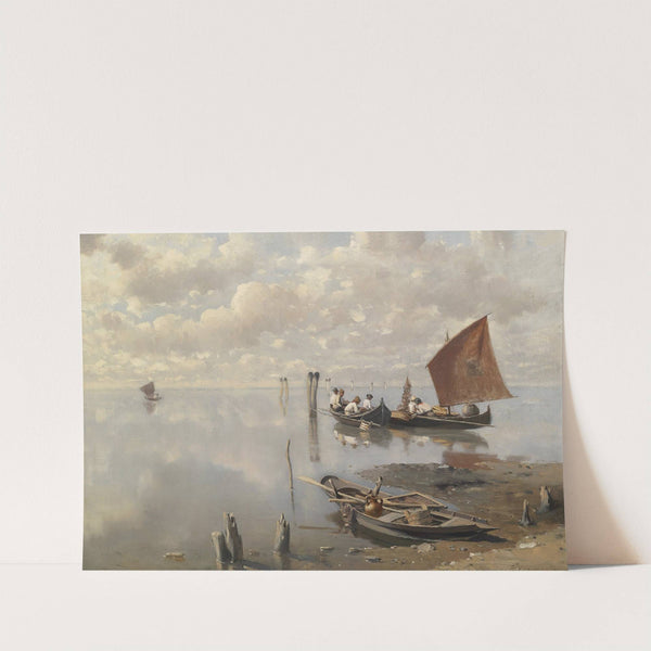 Fischer in der Lagune (1891) by Franz Leo Ruben