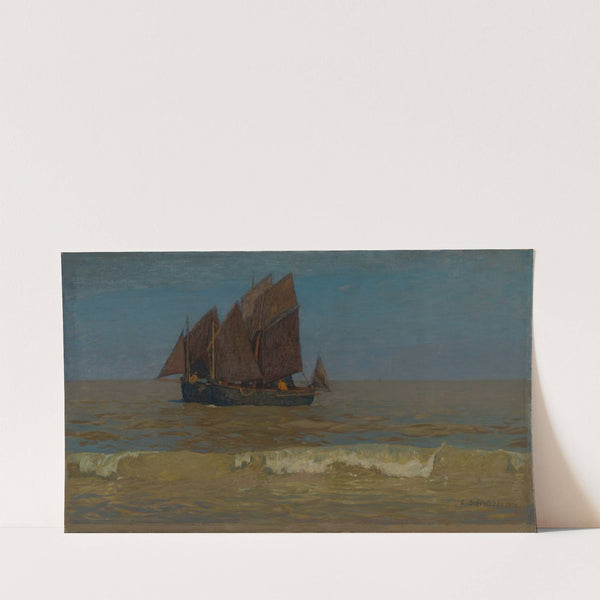 Fischerboote bei La Panne (1904) by Gustav Schönleber