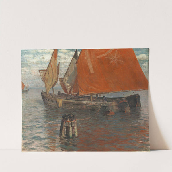 Fischerboote by Franz Xaver Hoch