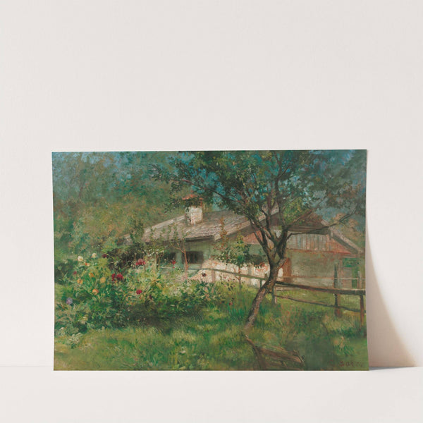 Fischerhaus auf der Fraueninsel by Christian Maximilian Baer