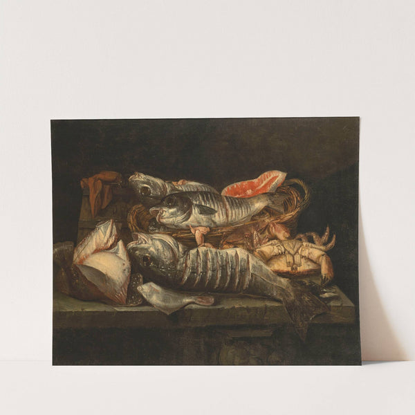 Fish and Crustaceans (17th century) by Abraham van Beyeren