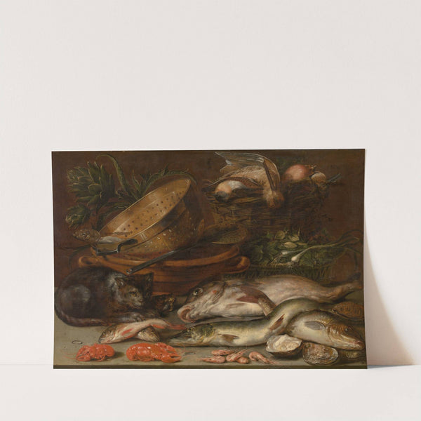 Fish, Crustacea, Poultry, Vegetables and a Cat by Alexander Adriaenssen