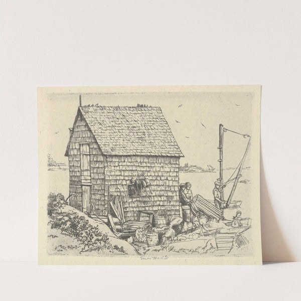 Fish House Idyll (1900-1925) by Ernest Haskell