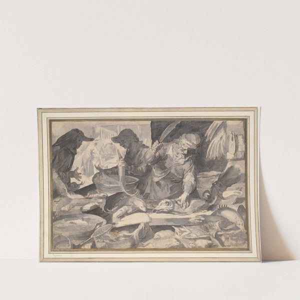 Fish Market by After Joachim Anthonisz Wtewael