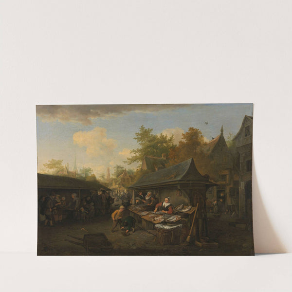 Fish Market (1683) by Cornelis Dusart