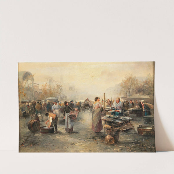 Fish Market by Emil Barbarini