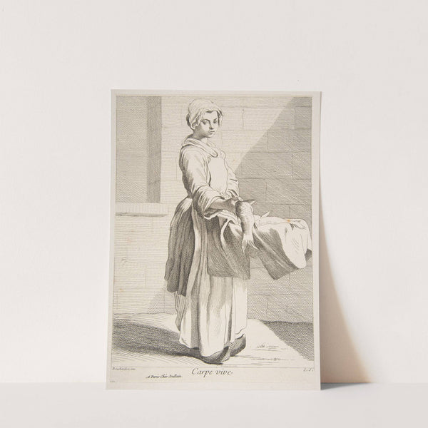 Fish Vendor (1737-1746) by Edmé Bouchardon