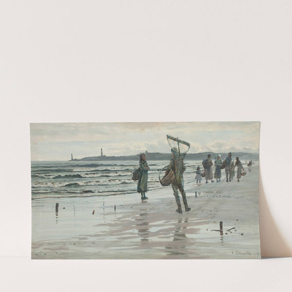 Fisherfolk Returning, Aberdeen (1886) by George Sherwood Hunter