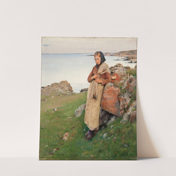 Fishergirl from Skåne (1884) by Axel Kulle
