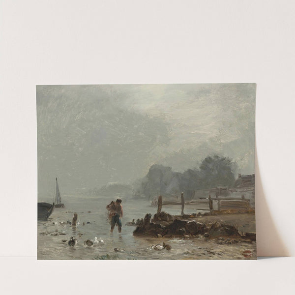 Fisherman by Constant Troyon