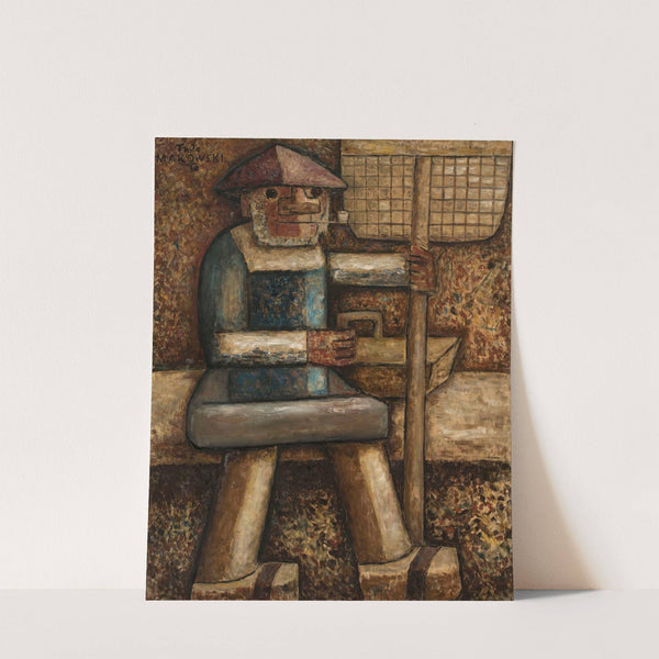 Fisherman by Tadeusz Makowski