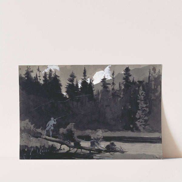 Fisherman in Quebec, Canada by Winslow Homer