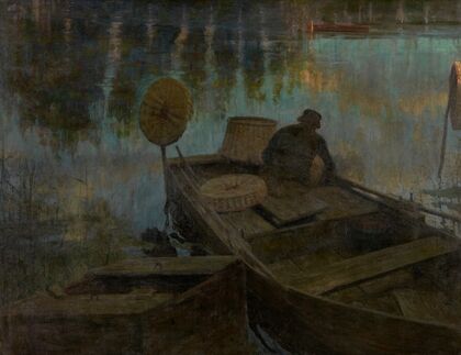 Fisherman in the Moonlight