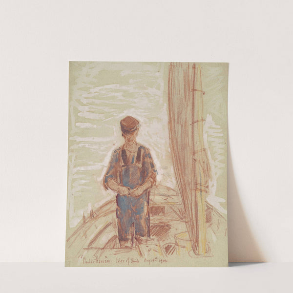 Fisherman, Isle Of Shoals (1903) by Childe Hassam