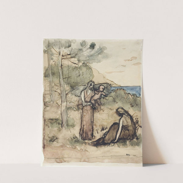 Fisherman's Family by Pierre Puvis de Chavannes