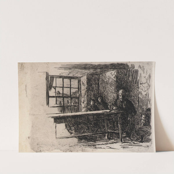 Fisherman’s Hut–Interior–Isle of Man (1889) by Julian Alden Weir