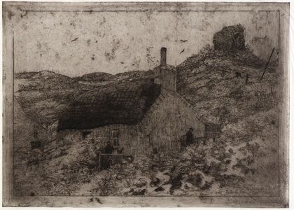 Fisherman’s Hut on the Hill–Isle of Man (1889)