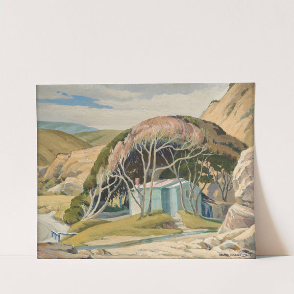 Fisherman's hut by Roland Hipkins