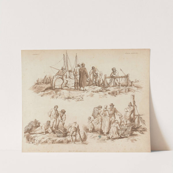 Fishermen by William Henry Pyne