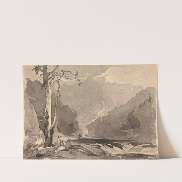 Fishermen at a Mountain Stream by Thomas Sully