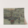 Fishermen at sundown, Audierne, Brittany by Terrick Williams