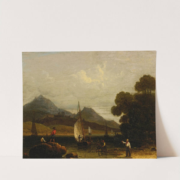 Fishermen At Work by Robert Salmon