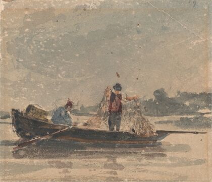 Fishermen Drawing a Net — size preview
