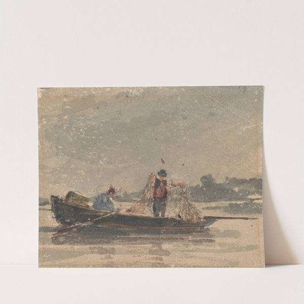 Fishermen Drawing a Net (ca. 1820) by David Cox