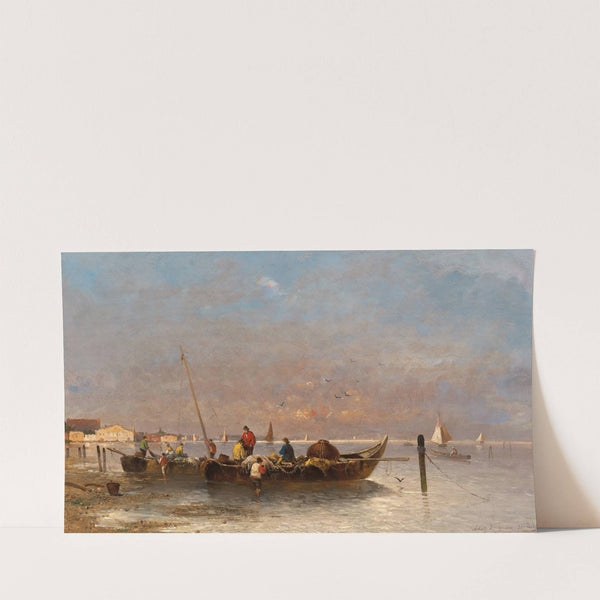 Fishermen in Venice (1882) by Adolf Kaufmann